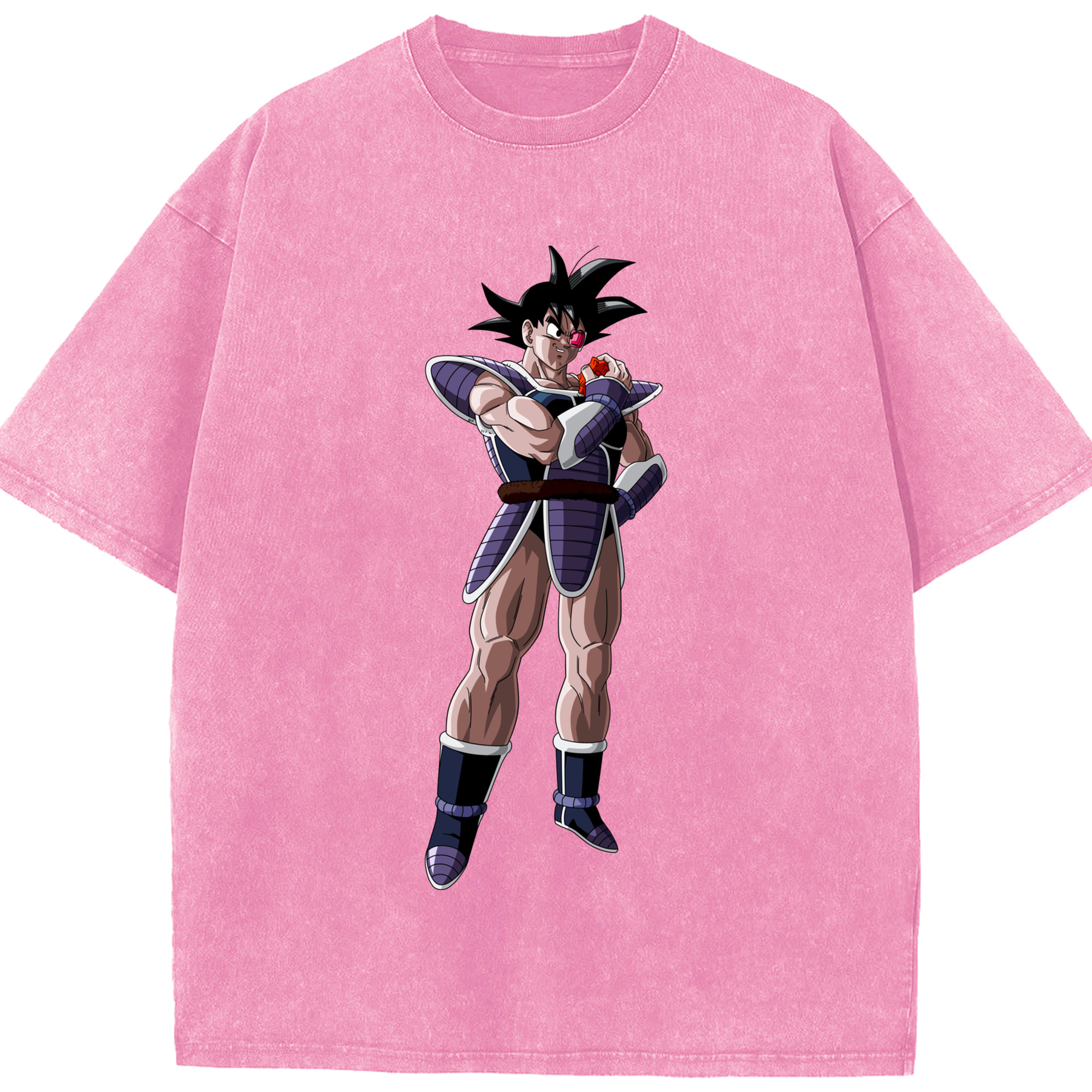 （画像用） ドラゴンボール 孫悟空（そん ごくう）Son Goku カカロット DRAGON BALL Kakarotto 綿100% ヴィンテージ風 半袖Tシャツ（フロントプリント）